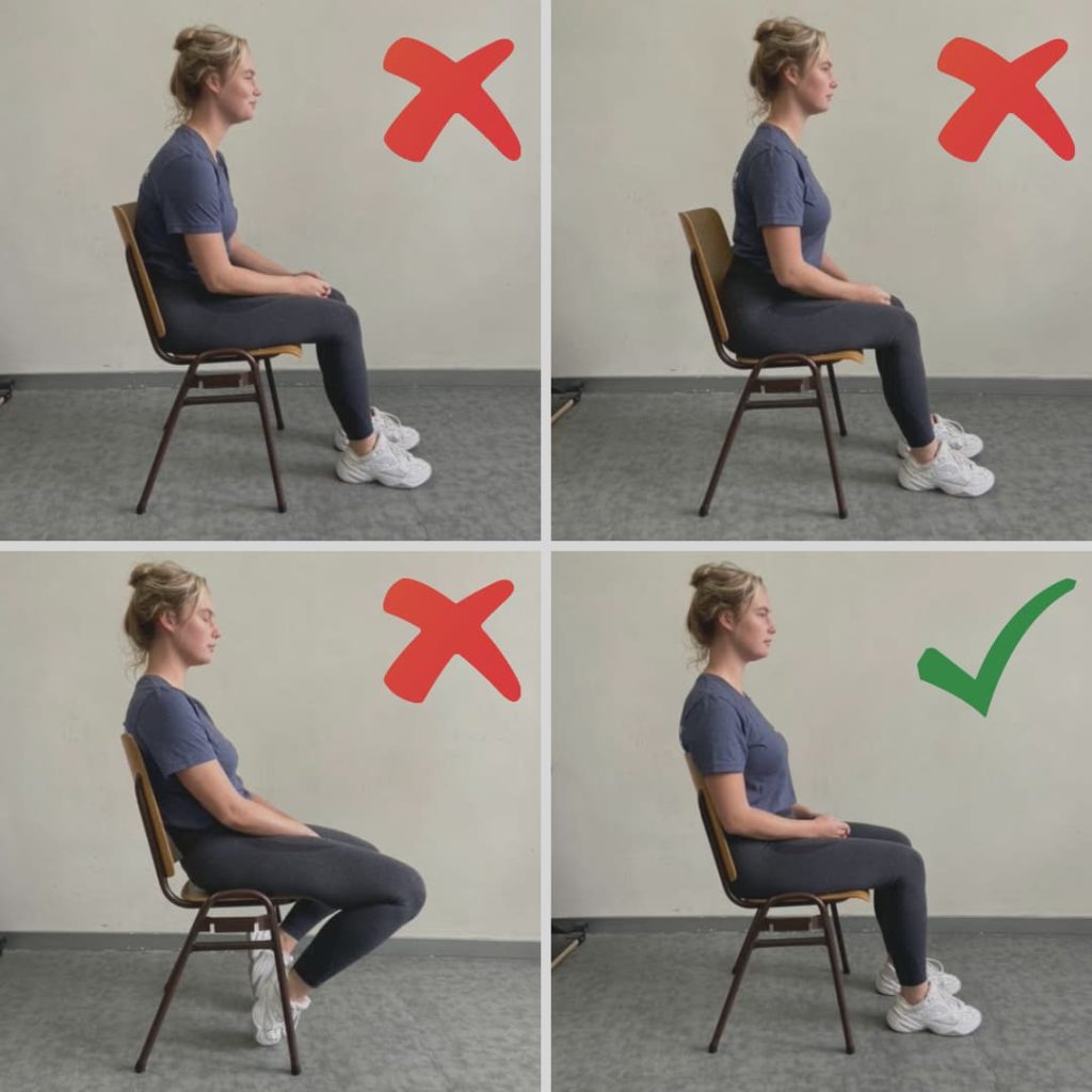 Houding verbeteren - zithouding